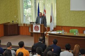 გიორგი მარგველაშვილი თელავში სტუდენტებს შეხვდა